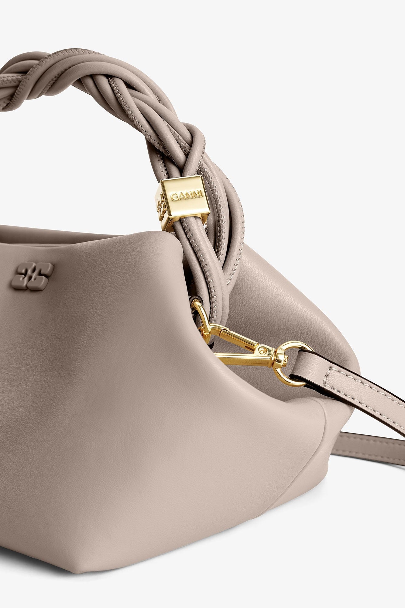 G. Light Grey Small GANNI Bou Bag