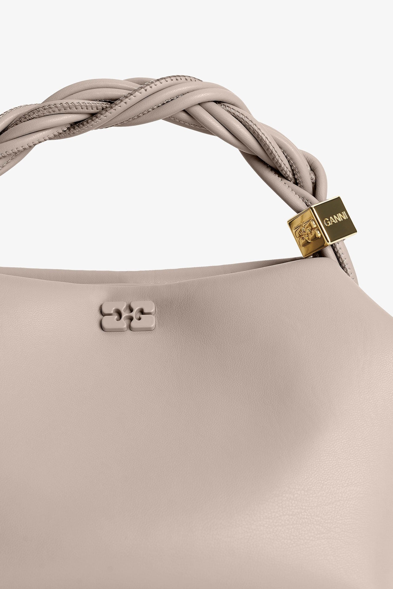 G. Light Grey Small GANNI Bou Bag
