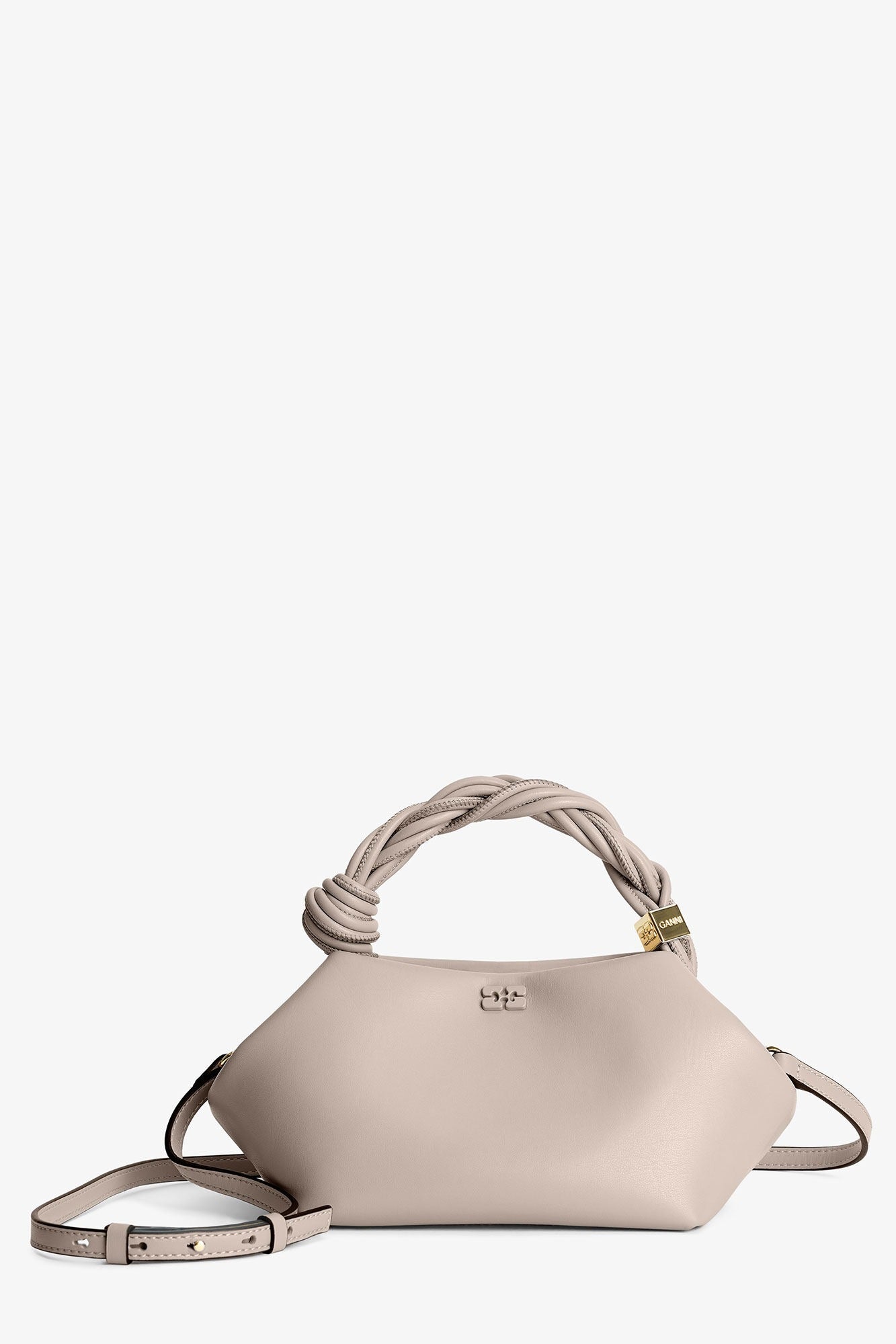 G. Light Grey Small GANNI Bou Bag