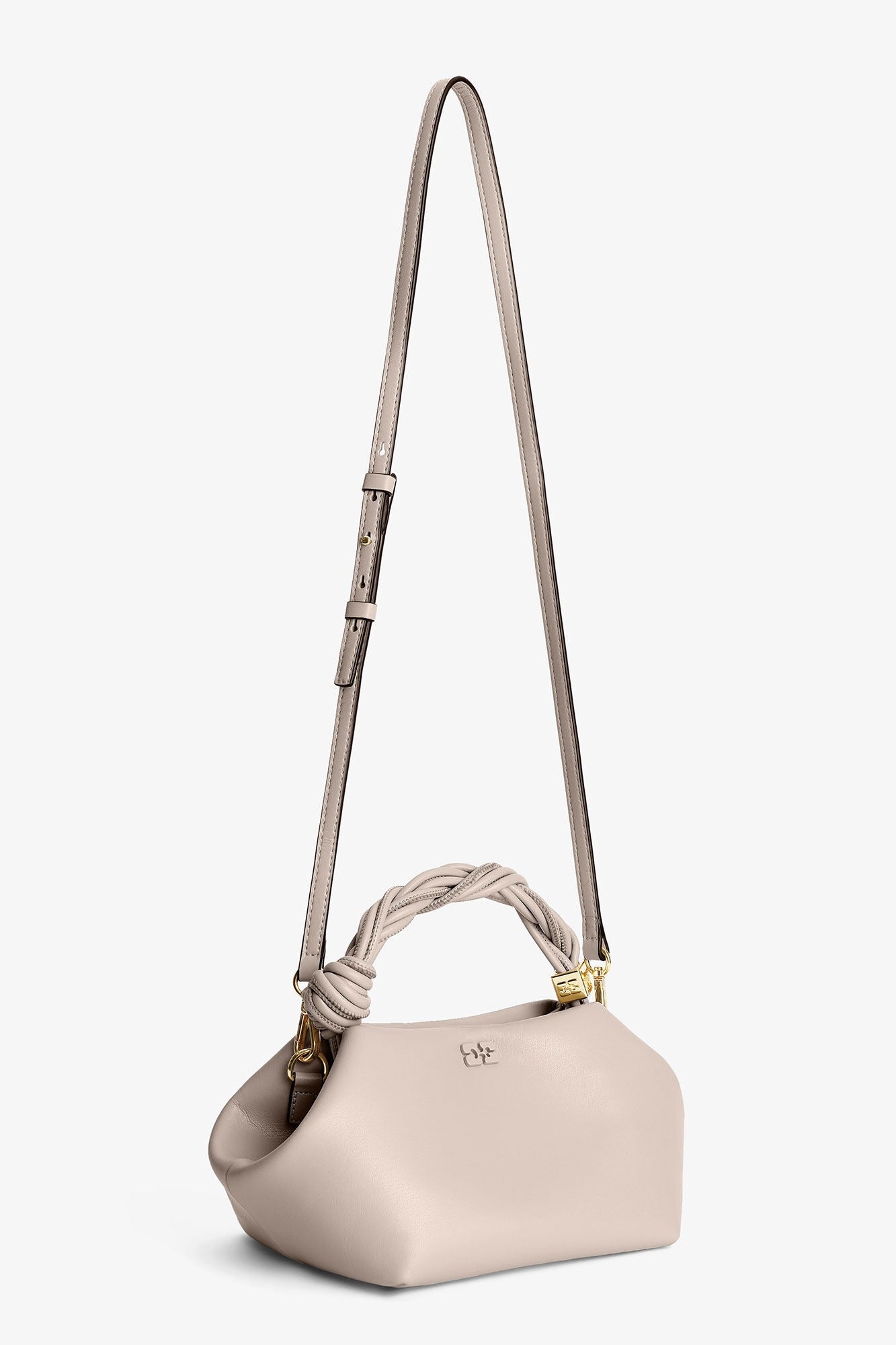 G. Light Grey Small GANNI Bou Bag