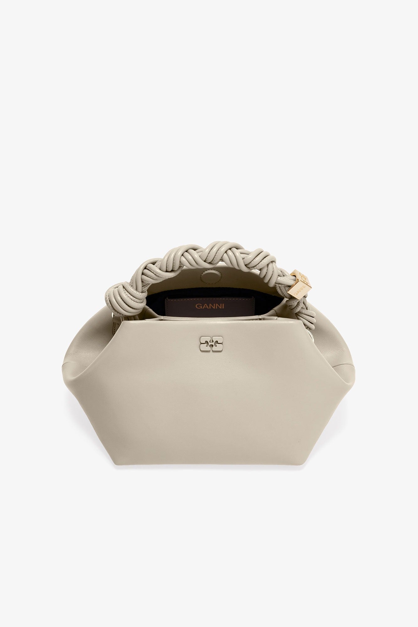 G. Light Grey Small GANNI Bou Bag