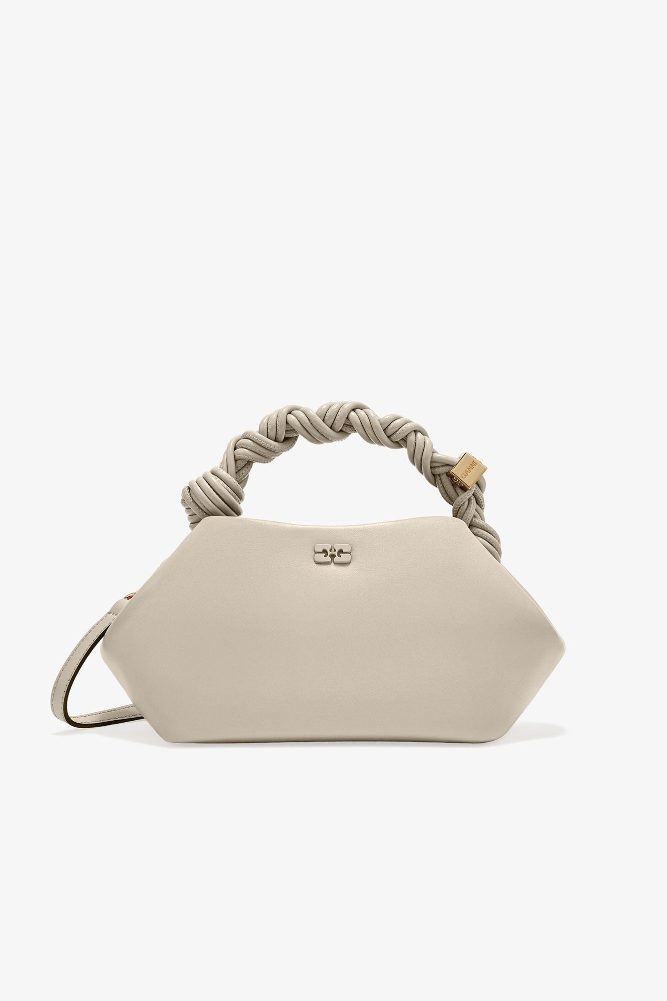 G. Light Grey Small GANNI Bou Bag